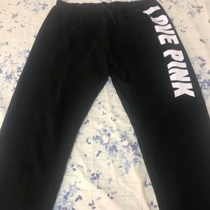 Pink sweatpants